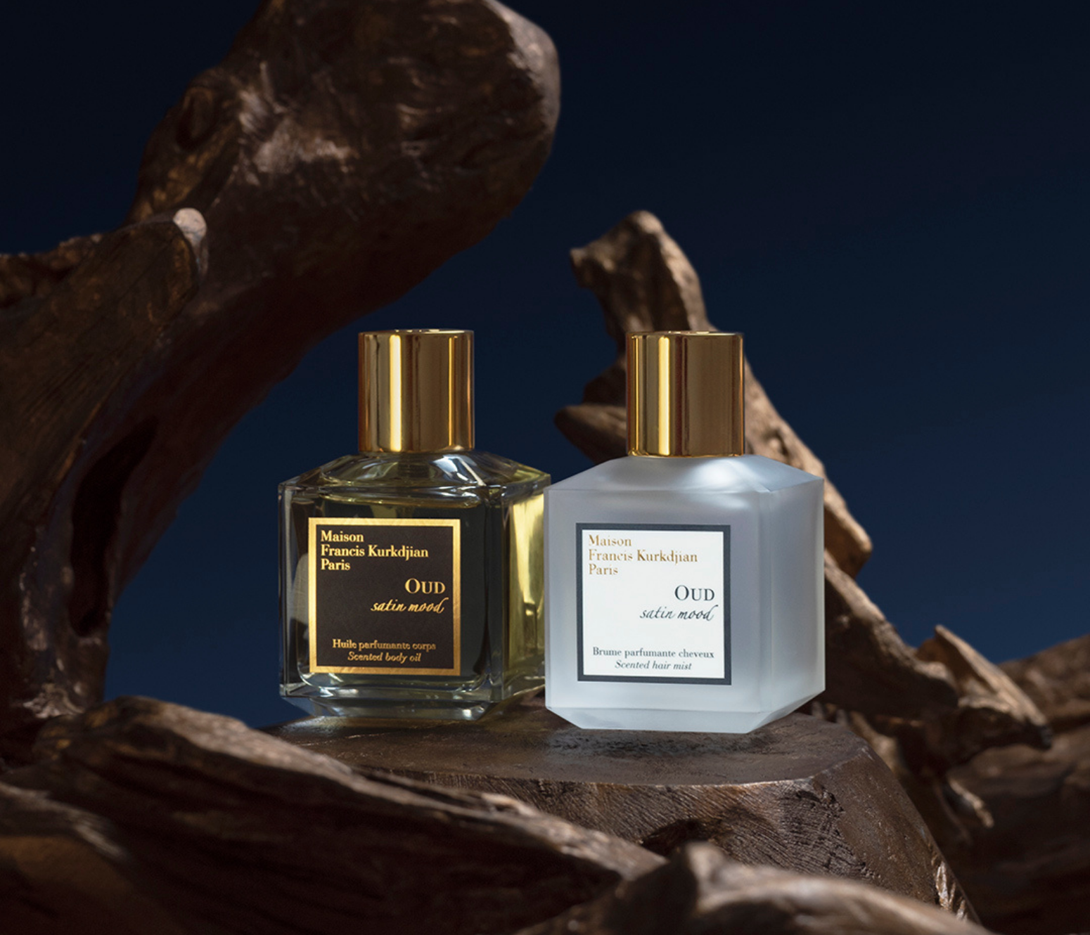 Maison Francis Kurkdjian Oud Satin Mood Scented Body Oil – Les