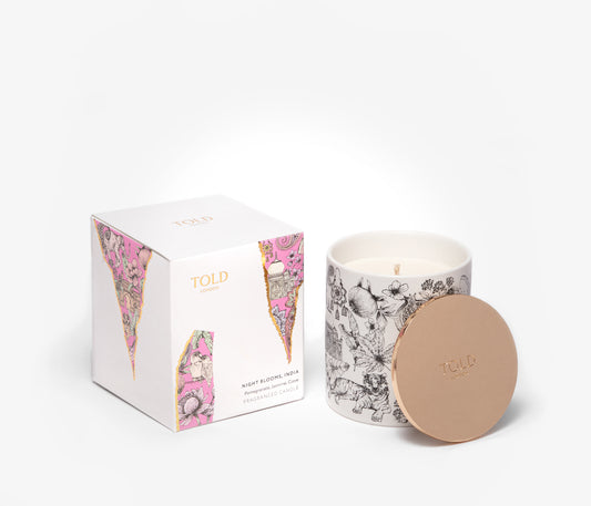 Night Blooms, India Candle