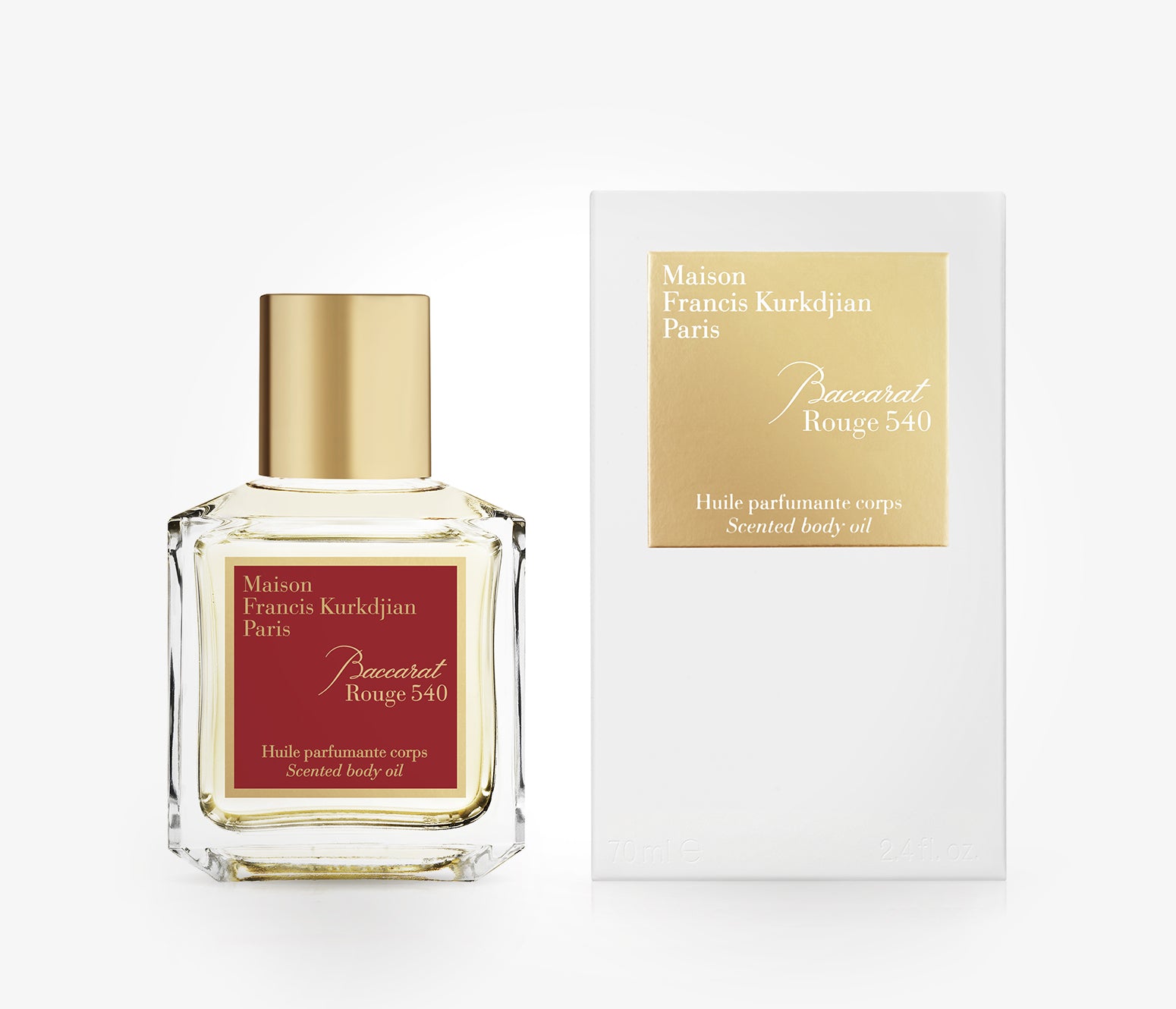 Maison Francis Kurkdjian - Baccarat Rouge 540 Scented Body Oil - 70ml - LVA001 - product image - Body Oil - Les Senteurs